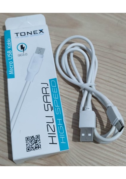 Tnex 2 Ampere 1 Metre Data ve Şarj Kablosu Type_c