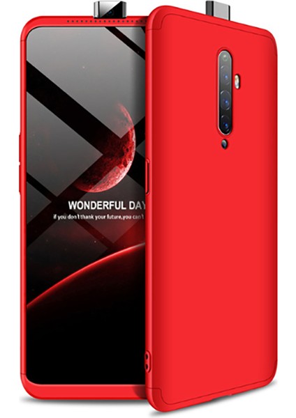 Oppo Reno 2z ile Uyumlu Kılıf 3 Parçalı Tam Koruma Dayanıklı Soft Ince Kılıf