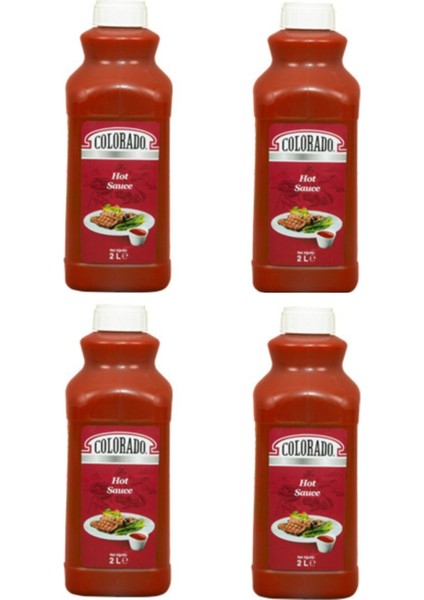 2 Lt Extra Acılı Hot Sauce * 4 Adet 8 Lt