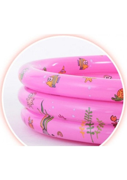 Oval Şişme Havuz Bebek Havuzu Şişme Çocuk Havuzu 100CM Pembe fiyatları