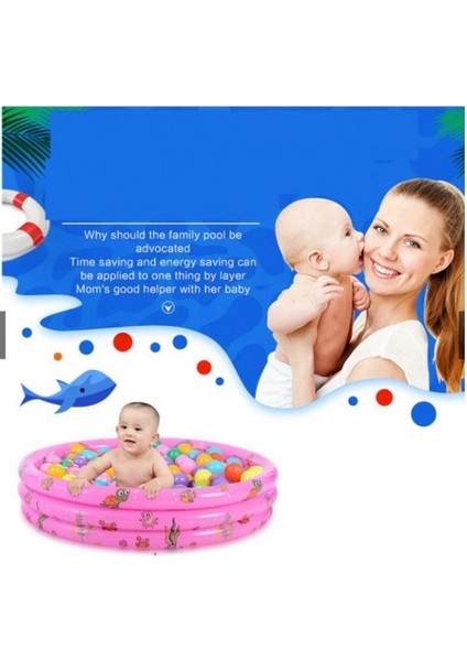 Oval Şişme Havuz Bebek Havuzu Şişme Çocuk Havuzu 100CM Pembe modelleri