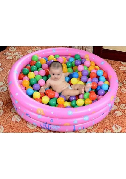 Oval Şişme Havuz Bebek Havuzu Şişme Çocuk Havuzu 100CM Pembe fırsatları