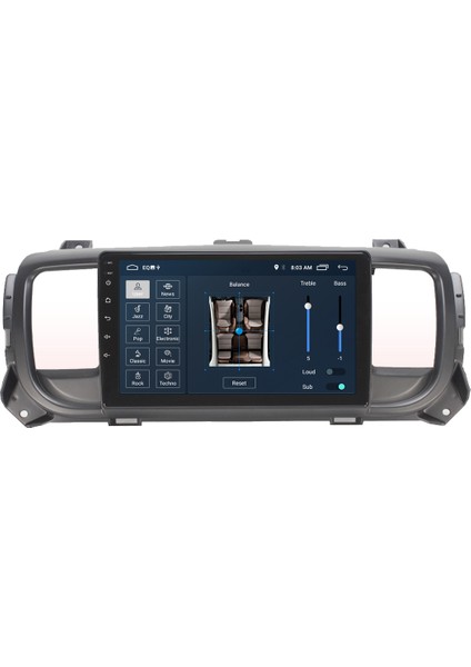 Peugeot Expert Android 11 Carplay Multimedya Ekran Teyp 2GB+16GB