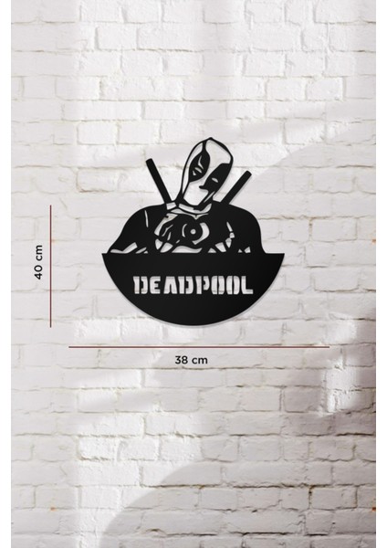 Deadpool Temalı Dekoratif Ahşap Tablo fiyatları