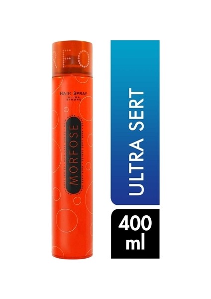 Morfose Saç Spreyi 400ML Ultra Sert (Turuncu) (12 Li Set)