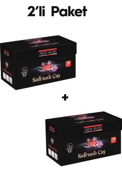 2'li Paket Safranlı Çay