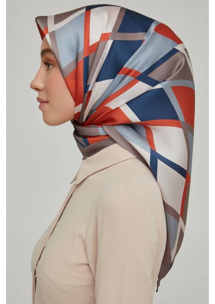 Özel Nostalji Serisi Twill Ipek Eşarp Modelleri 8664D-27 fırsatları