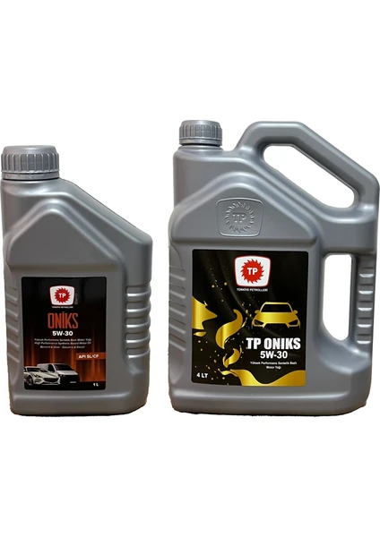 Türkiye Petrolleri Oniks 5W-30 4+1 Litre Motor Yağı ( Üretim Yılı: 2022 )