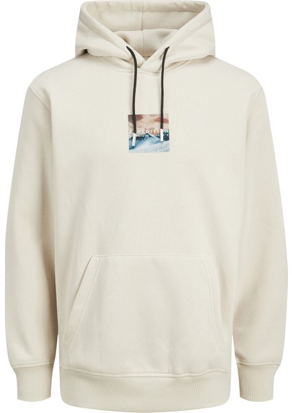 Jcohıkıng Sweat Hood Beyaz Erkek Sweatshirt 12216305-Moonb indirimleri