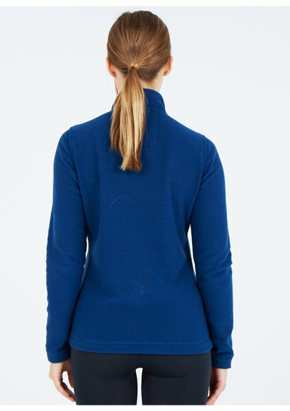 Blackspade Kadın Yarım Fermuarlı Termal Sweatshirt 2. Seviye 50466 - Mavi