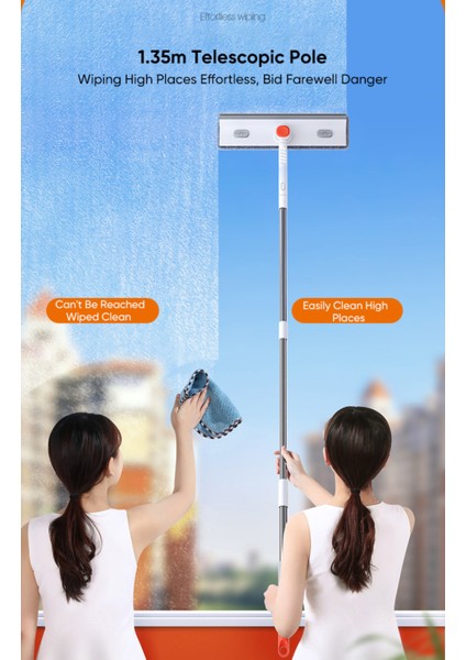 Cam Araba Silme Oynar Başlıklı Çift Taraflı Temizleme Aparat fiyatları