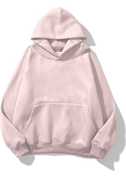 Unisex  Basic Sweatshirt Pembe