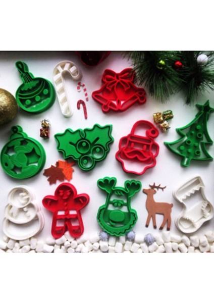 Yılbaşı Kurabiye Kalıbı Set 11PARÇA