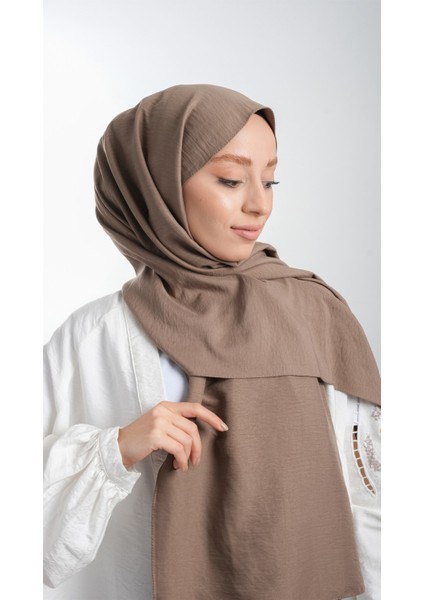 Koyu Vizon Düz Klasik Şal Pamuk Caz Sade 202105_38