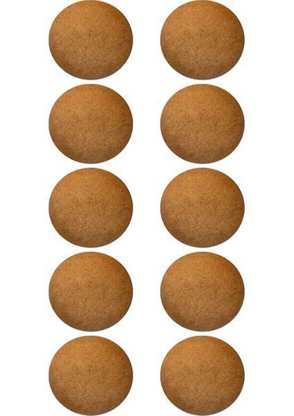 12 Adet Ham Mdf 14CM Yuvarlak 6mm B007