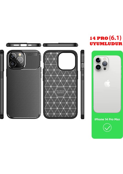 iPhone 14 Pro Kılıf Ultra Slim Fiber Karbon Silikon Parmak Izi ve Leke Yapmaz Şık Tasarım fiyatları