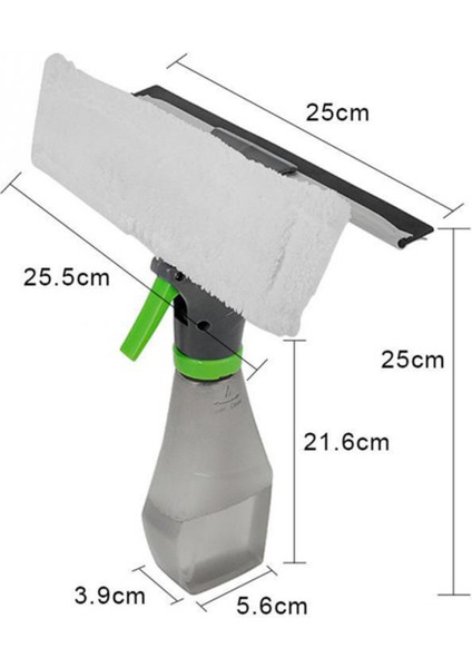 Çift Taraflı Deterjan Hazmeli Cam Silme Aparatı fırsatları