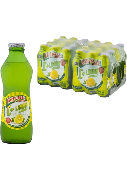 Maden Suyu C+Plus Limon Aromalı 200 Ml. 24'lü Paket