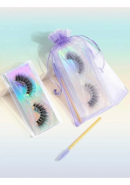 Özel Tül Poşetinde Volümlü Takma Kirpik Hediyeli fiyatları