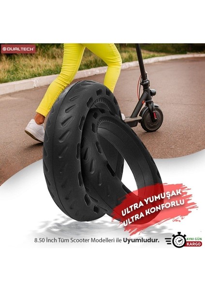 Xiaomi 8.5 Inç Elektrikli Scooter Patlamaz Dolgu Lastik Citycoco Tomolco Howerway City Coco Uyumlu