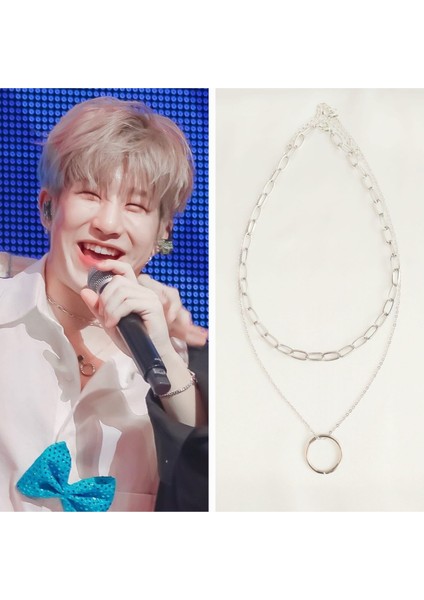 AKSESUAR Kpop Astro Jinjin Kolye Set