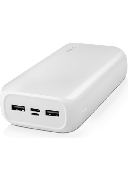 2BB190B Recharger Ultra 30.000 Mah Taşınabilir Şarj Aleti/powerbank Beyaz