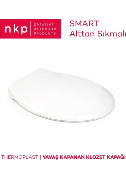 Smart slim Yavaş Kapanan Klozet Kapağı