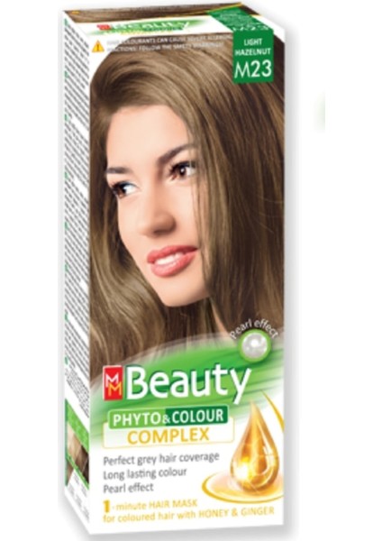 Mmbeauty Saç Boyası M 23 Açık Fındık Kabuğu