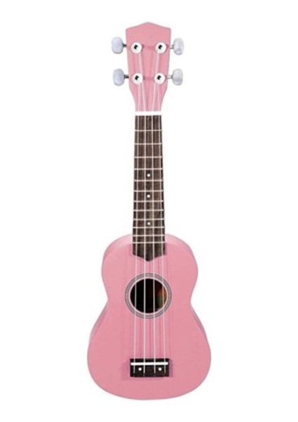 Puka Pk-10 Soprano Ukulele Pembe (KILIF HEDİYE)