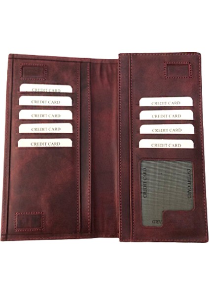 Tıger Hakiki Deri Telefon Bölmeli Mıknatıslı Kartlıklı Taba Cüzdan