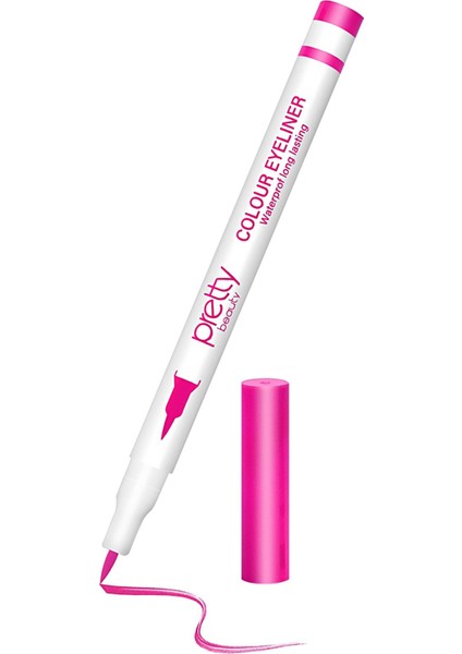 Pretty Beauty Renkli Pen Eyeliner