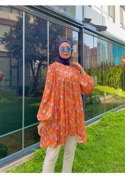 Papatya Desen Robalı Tunik 30152