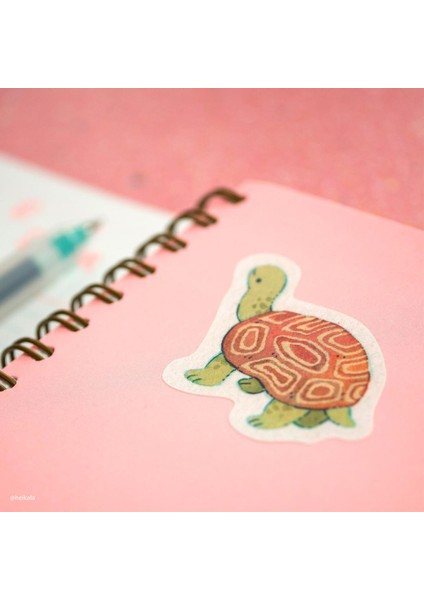 Kare 7.5X15 cm Çıkartma Albümü (Karışık Teknikler Için) Stickerbook