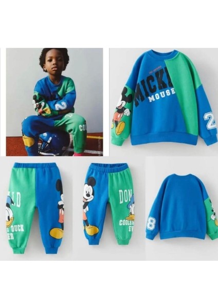 Yeni Sezon Orjınal Marka Mickey Mouse Eşofman Takımı