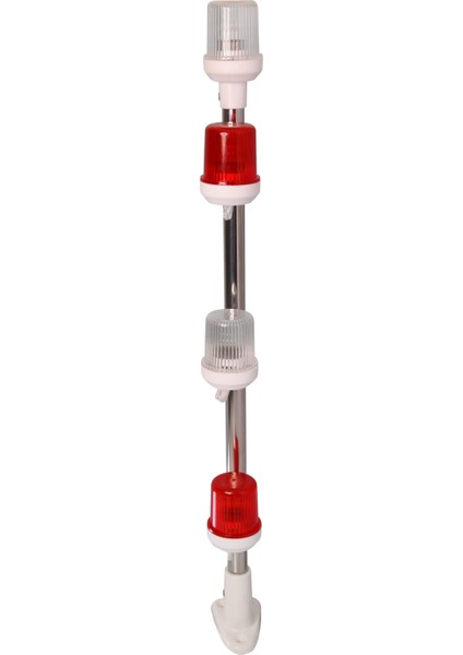 4'lü Çıpa Fenerli Arıza Feneri 12V 60CM (Sabit Ayak)