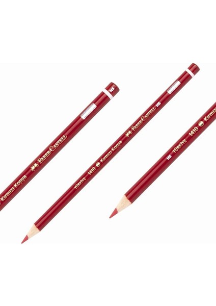 Kırmızı Kopya Kurşun Kalem 3 Adet