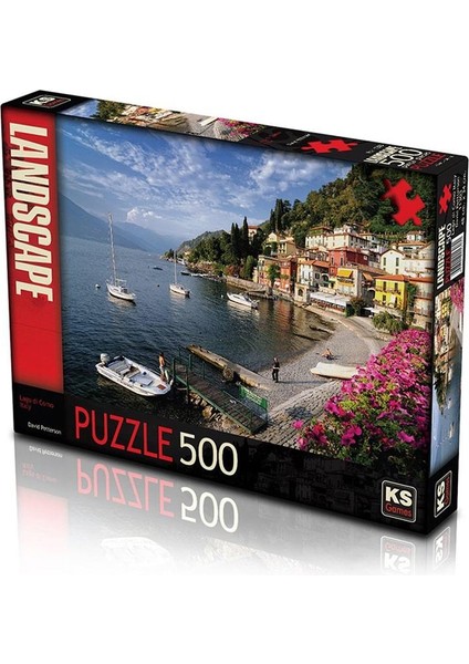 Lago Como Italy Puzzle & Yapboz - 500 Parça