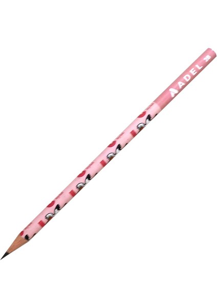 Hayvanlar Kurşun Kalem 2b 0027 Leylek- Pembe