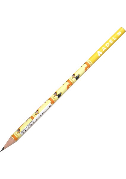 Hayvanlar Kurşun Kalem 2b 0027 Deve Kuşu- Sarı