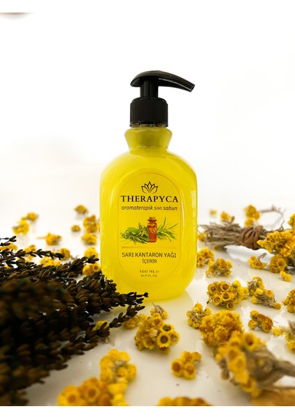 Aromaterapik Sıvı Sabun 500 ml - Doğal Sarı Kantaron Yağı İçerir