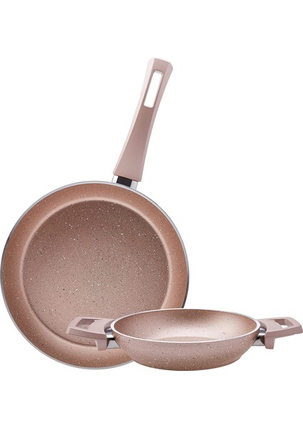 Bio Granit Rose Gold Tava + Sahan Set