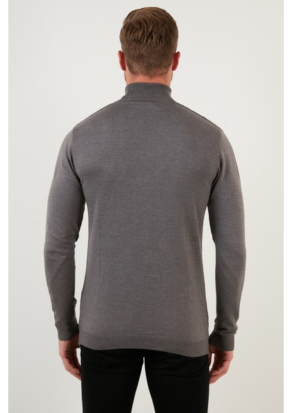 Regular Fit Balıkçı Yaka Pamuklu Triko Kazak Erkek Kazak 6353462 indirimleri