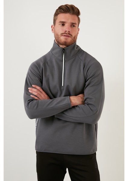 Pamuklu Regular Fit Yarım Fermuarlı Balıkçı Yaka Sweat Erkek Sweat 5905260 fiyatları