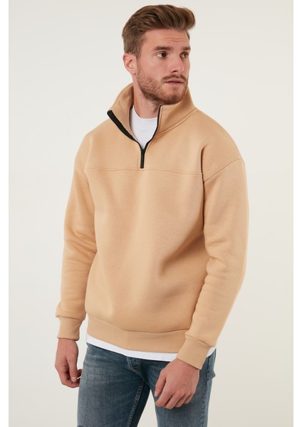 Regular Fit Pamuklu Içi Tüylü Yumuşak Şardonlu Kışlık Sweat Erkek Sweat 59053431 fiyatları