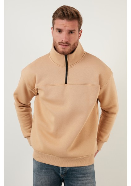 Regular Fit Pamuklu Içi Tüylü Yumuşak Şardonlu Kışlık Sweat Erkek Sweat 59053431 modelleri