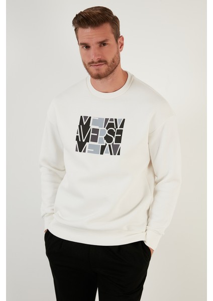 Pamuklu Oversize Içi Tüylü Yumuşak Şardonlu Sweat Erkek Sweat 572METAVERSE fiyatları