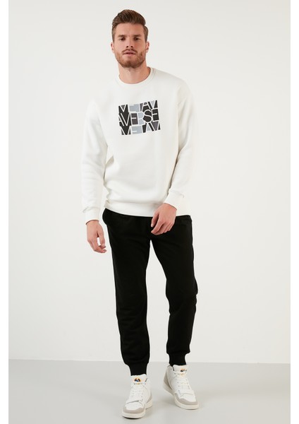 Pamuklu Oversize Içi Tüylü Yumuşak Şardonlu Sweat Erkek Sweat 572METAVERSE modelleri