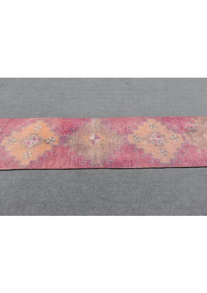 Türk Halısı Eskitme Halı Halı 73X370 Cm Pempe Halı Bohemsı Koridor Halı Kabilesı Mutfak Halı