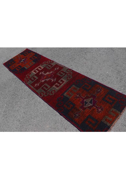 Türk Halısı Eskitme Halı Halı 77X269 Cm Turuncu Halı Ofice Koridor Halı Dekoratif Koridor Halı fırsatları