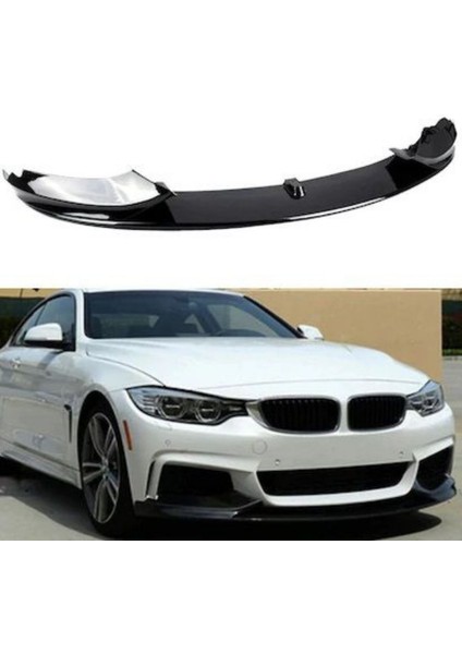 Bmw F32 - F33 - F36 M Tech Ön Lip (Plastik) Parlak Siyah